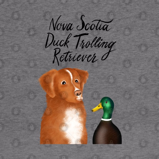 Nova Scotia Duck Trolling Retriever by illucalliart